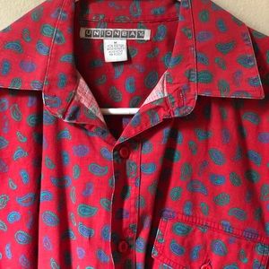 Vintage paisley button down